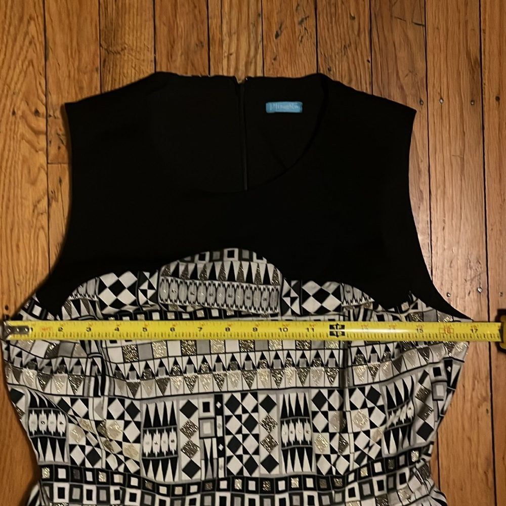 J Mclaughlin Sparkling Pattern And Black Party Dr… - image 5